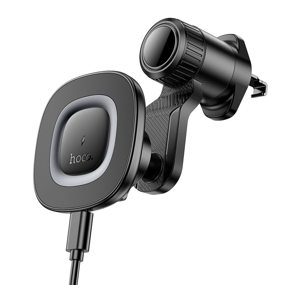 Car phone holder induction Hoco 15W air outlet HW30 black