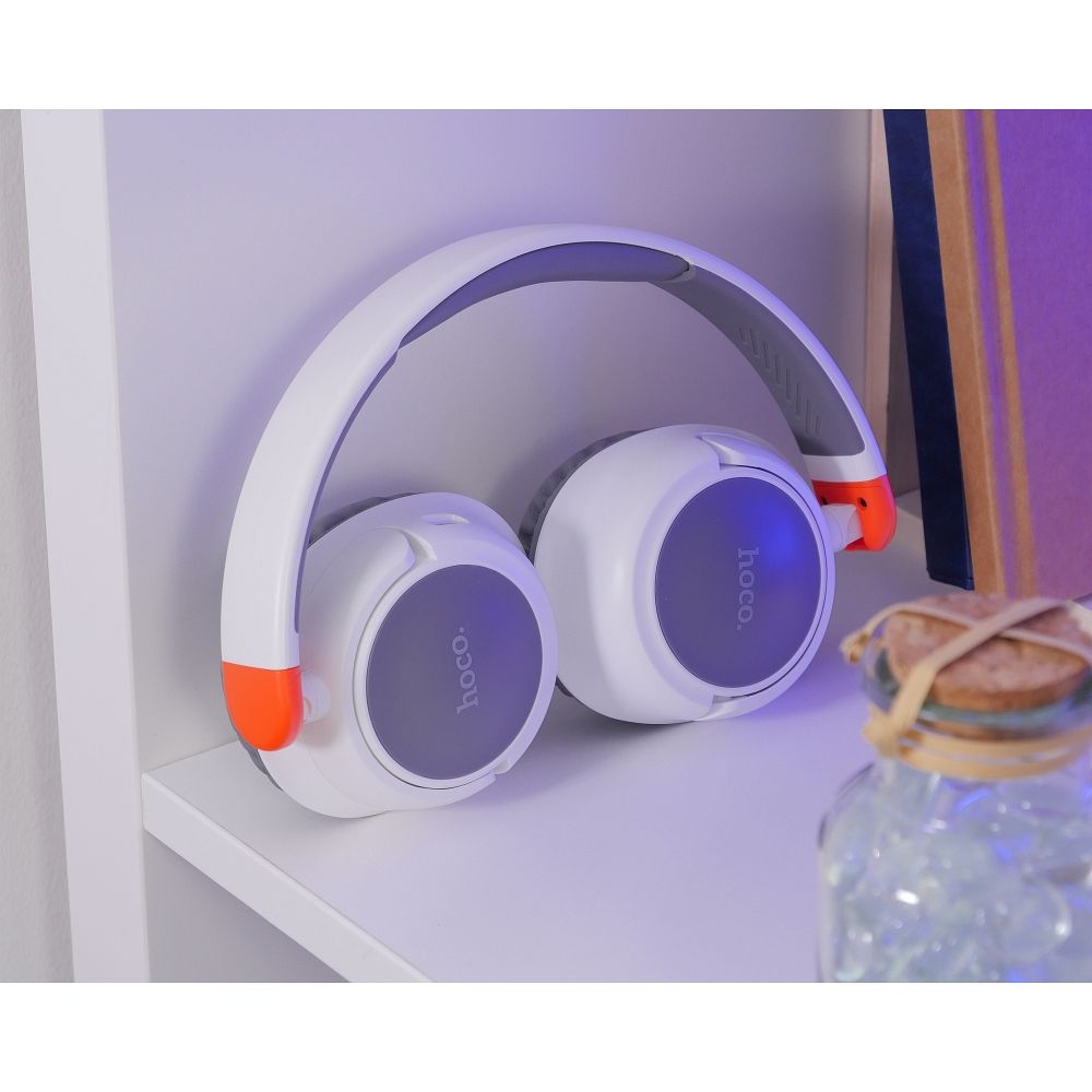 HOCO wireless bluetooth headphones W43 white