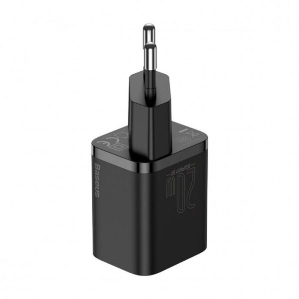 BASEUS charger Type C + cable Type C to Lightning PD QC3.0 3A 20W TZCCSUP-B01/CCCJGCE-D black