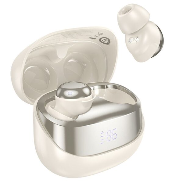 f36509580dc04fe43c939613c4fc6cdf HOCO wireless earphones bluetooth TWS EW200 milky white