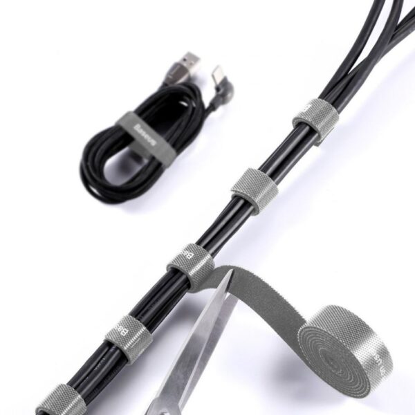 f69c9f7d79b2ffecd98fa369ae373c34 BASEUS cable organizer nylon cable winder ACMGT-F0G 3 m grey