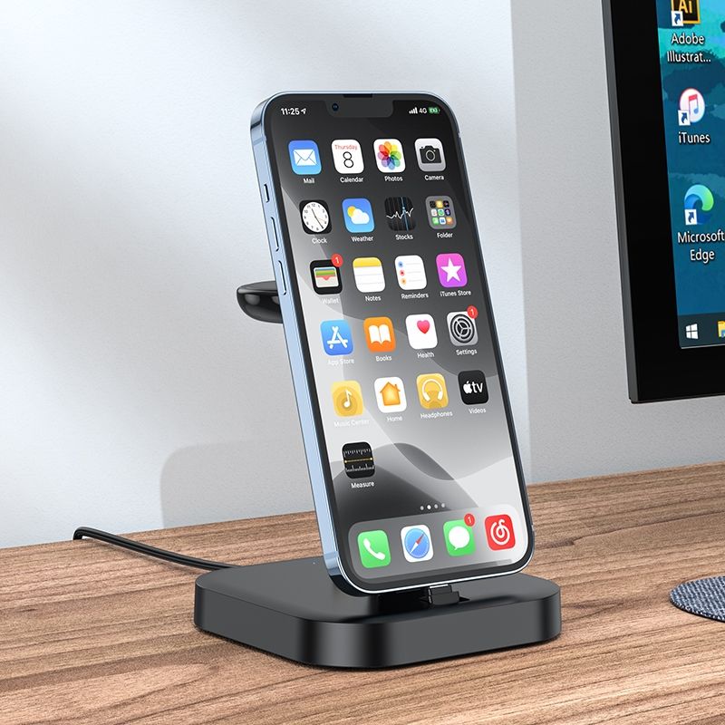 HOCO wireless charger 3in1 Graceful CW43 black