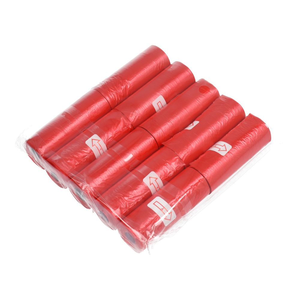 f713194220b6c6da438e2d7d9b1418e3 Plastic bags for dog excrement 10 rolls red