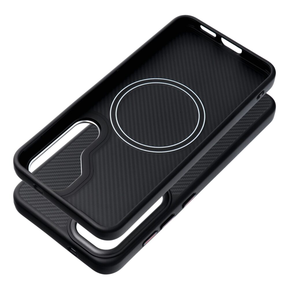 Carbon Elite Mag Cover compatible with MagSafe for SAMSUNG S25 ULTRA black