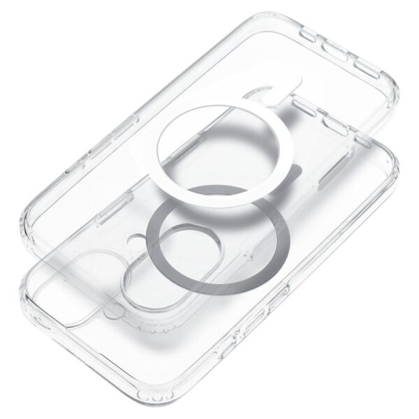 Clear Elite Mag Cover antiyellowing compatible with Camera Control button and MagSafe for IPHONE 17 transaprent