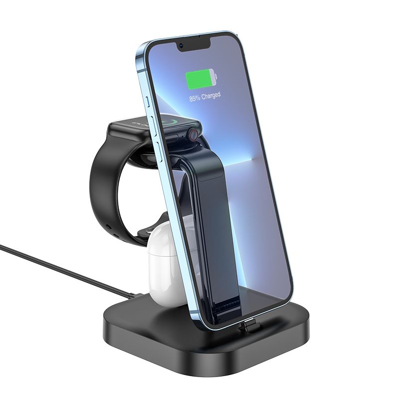 HOCO wireless charger 3in1 Graceful CW43 black