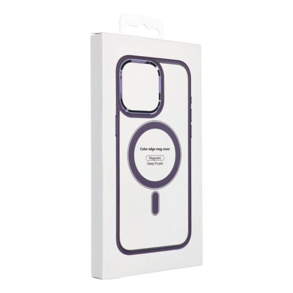COLOR EDGE MAG COVER case compatible with MagSafe for SAMSUNG A17 deep purple