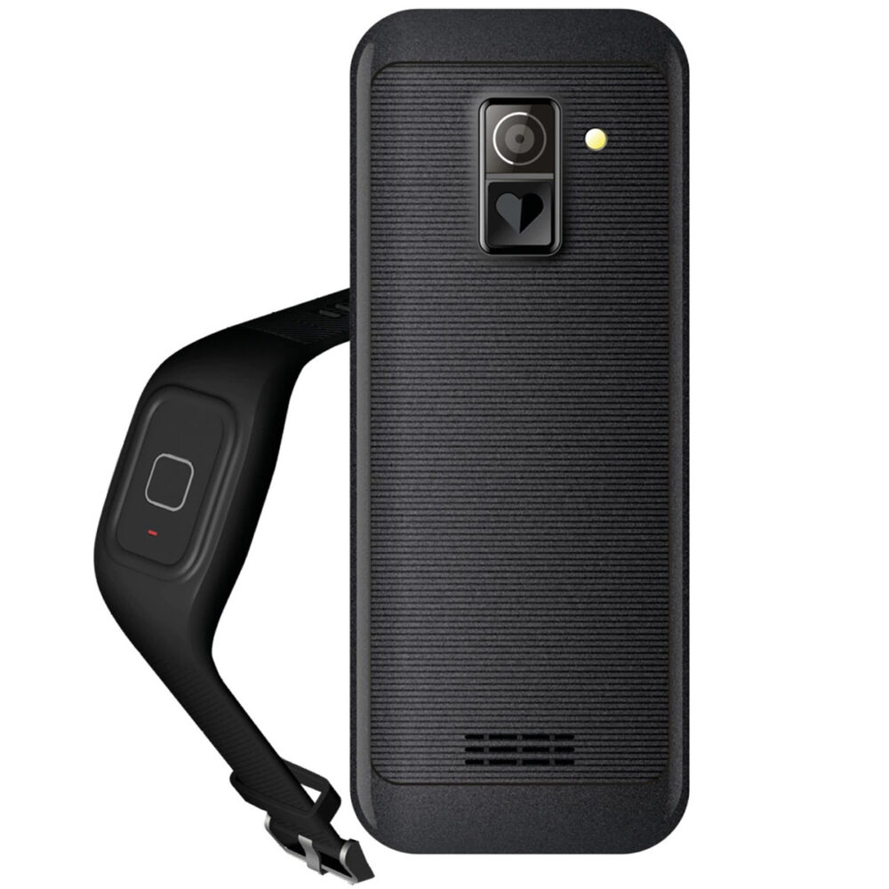 Mobile Phone GSM MAXCOM MM 735 + SOS wristband BLACK