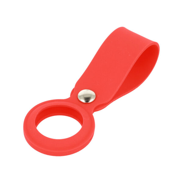 Silicone loop for Airtag red