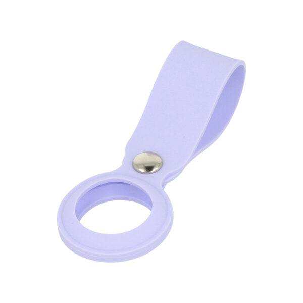 Silicone loop for Airtag purple