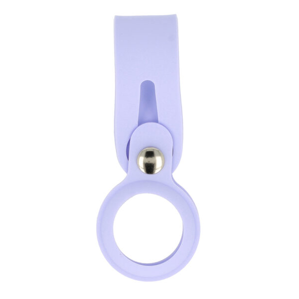 Silicone loop for Airtag purple