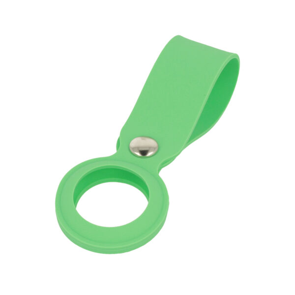 Silicone loop for Airtag green