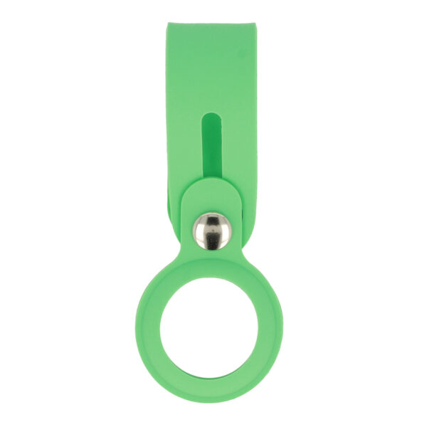 Silicone loop for Airtag green