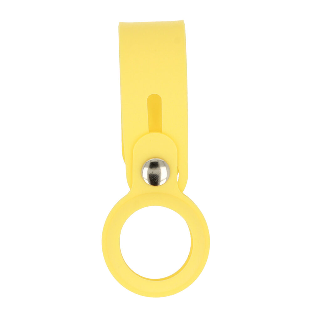 Silicone loop for Airtag yellow