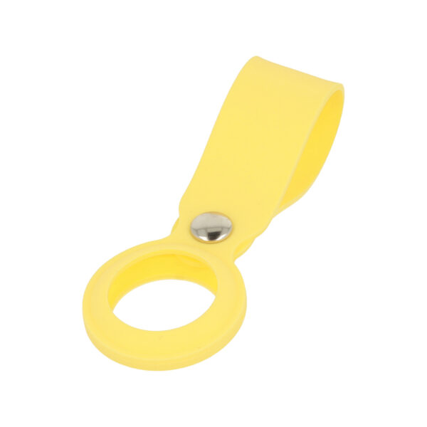 Silicone loop for Airtag yellow