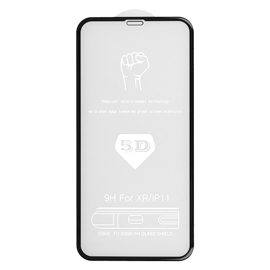 Tempered Glass Full Glue 5D for IPHONE 11 PRO MAX BLACK