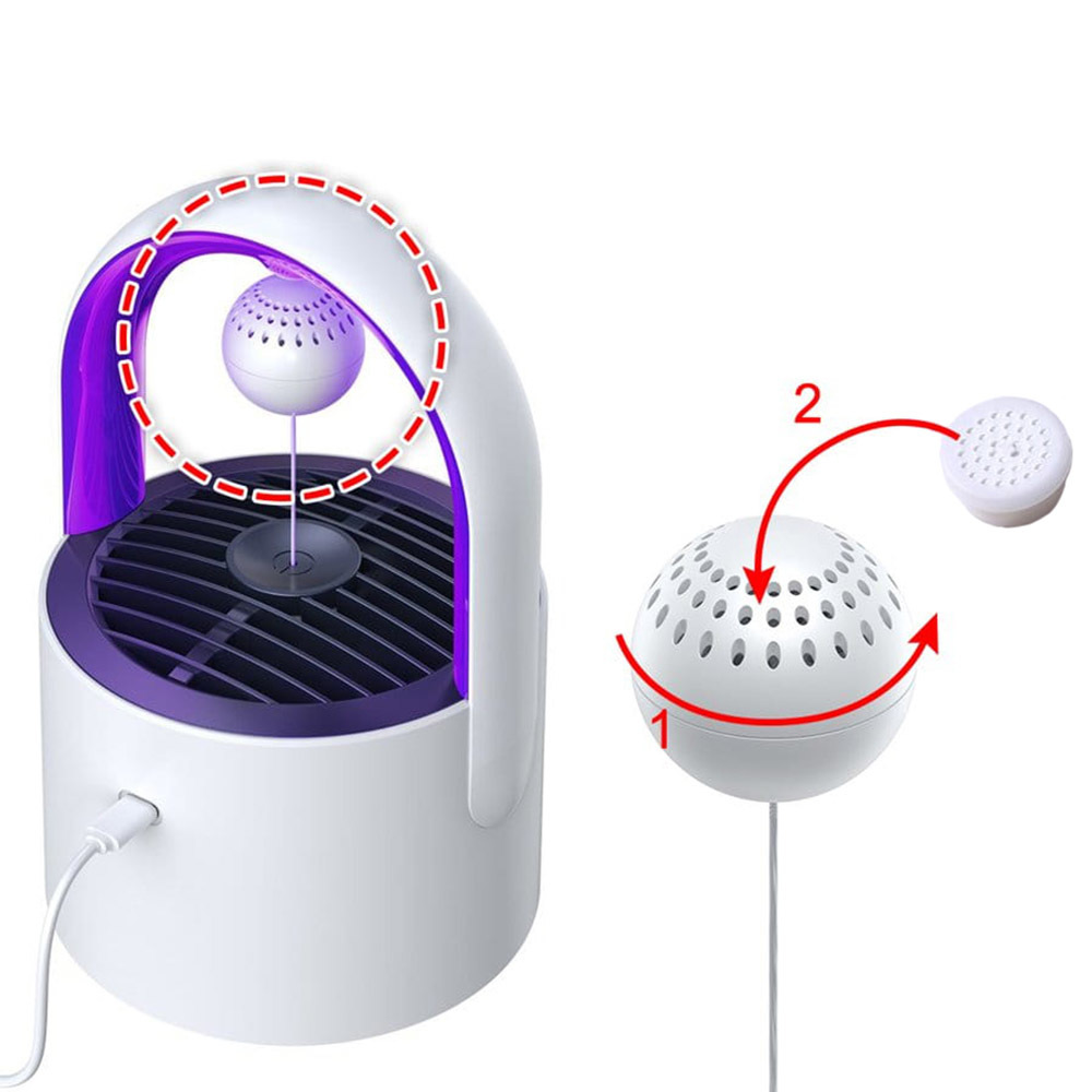 foto_add-109765 Baseus Fragrance traps for mosquito killing lamp Star UV 3 pieces (ACMWD-B) white