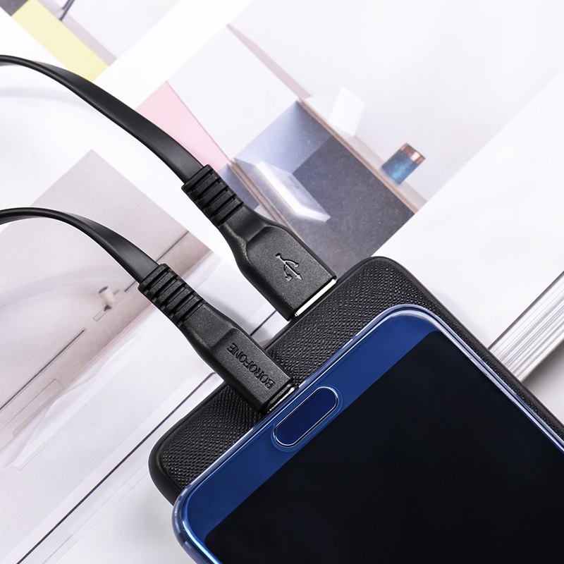 Borofone Cable BX23 Wide Power - USB to Type C - 3A 1 metre black