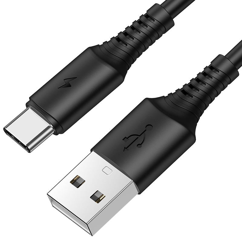 Borofone Cable BX47 Coolway - USB to Type C - 3A 1 metre black