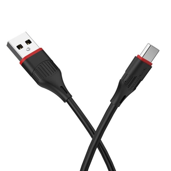 Borofone Cable BX17 Enjoy - USB to Type C - 3A 1 metre black