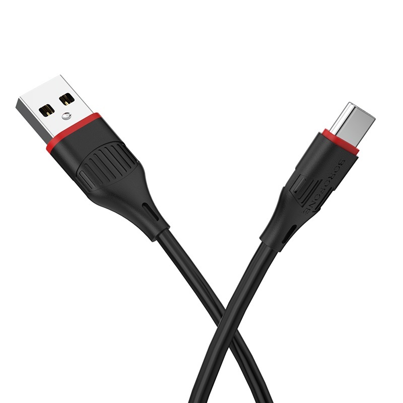 Borofone Cable BX17 Enjoy - USB to Type C - 3A 1 metre black