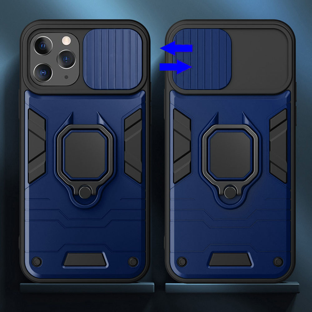 Ring Lens Case for Iphone 13 Mini Navy
