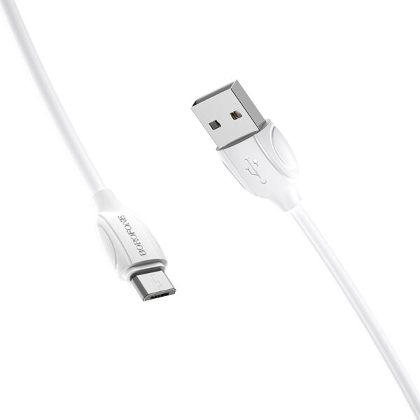 Borofone Cable BX19 Benefit - USB to Micro USB - 2,4A 1 metre white