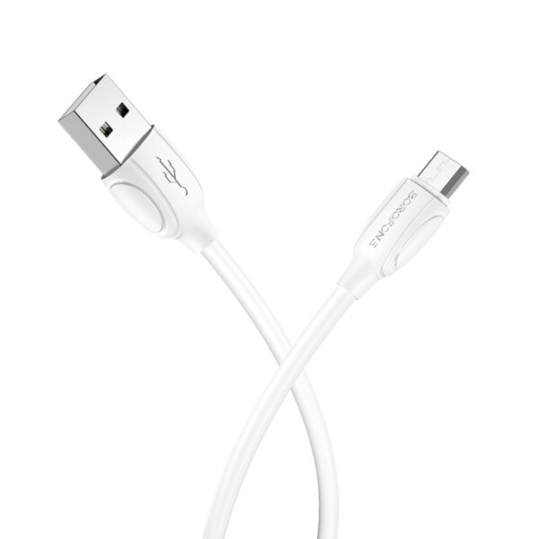 Borofone Cable BX19 Benefit - USB to Micro USB - 2,4A 1 metre white