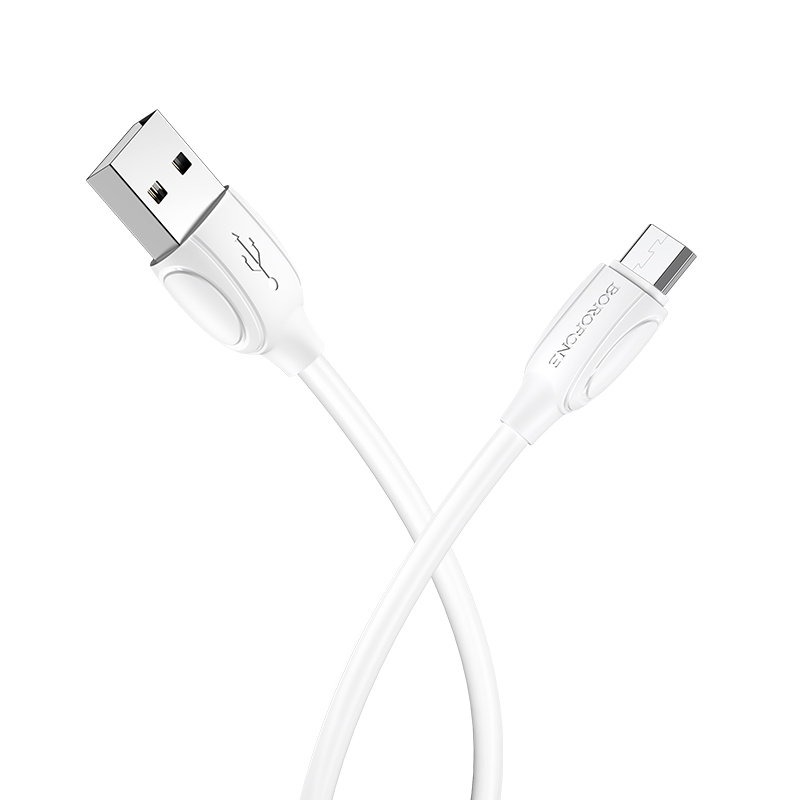 Borofone Cable BX19 Benefit - USB to Micro USB - 2,4A 1 metre white