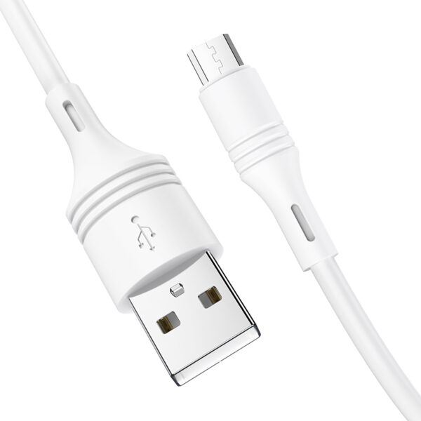 Borofone Cable BX43 CoolJoy - USB to Micro USB - 2,4A 1 metre white