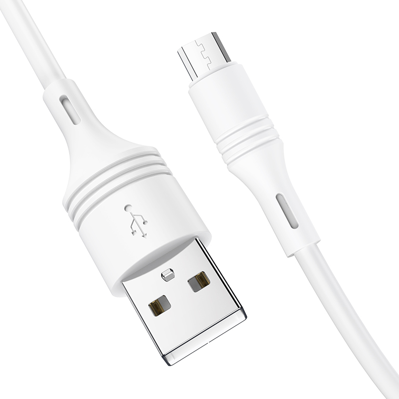 Borofone Cable BX43 CoolJoy - USB to Micro USB - 2,4A 1 metre white