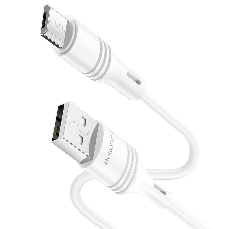 Borofone Cable BX43 CoolJoy - USB to Micro USB - 2,4A 1 metre white