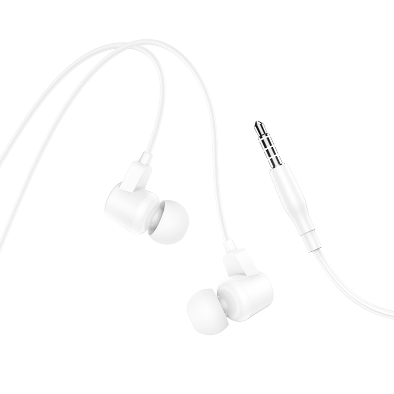 Borofone Earphones BM64 Goalant with microphone white
