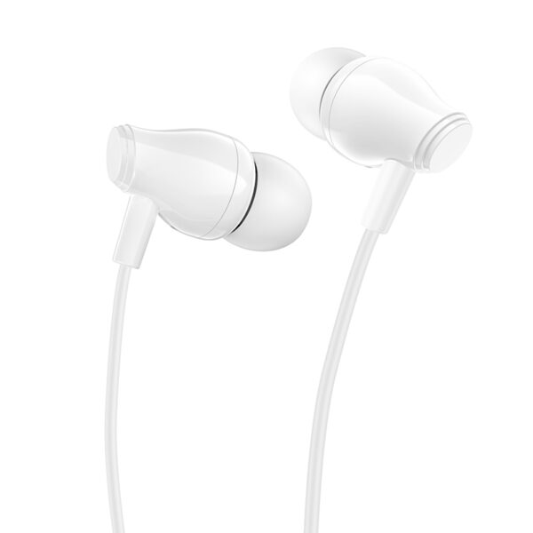 Borofone Earphones BM61 Wanderer with microphone white