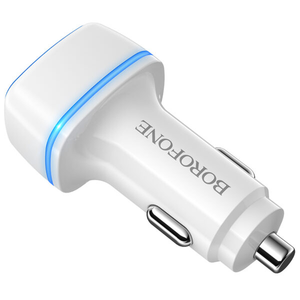Borofone Car charger BZ14 Max - 2xUSB - 2,4A white