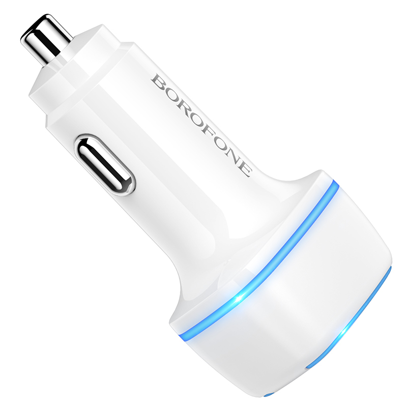 Borofone Car charger BZ14 Max - 2xUSB - 2,4A white