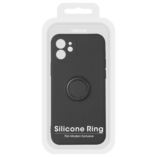 Vennus Silicone Ring for Xiaomi Redmi 10 Black