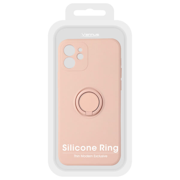 Vennus Silicone Ring for Xiaomi Redmi 10 Light pink