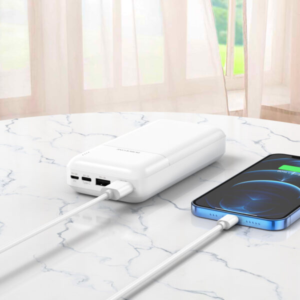 Borofone Power Bank 20000mAh BJ16A Cube - 2xUSB - white