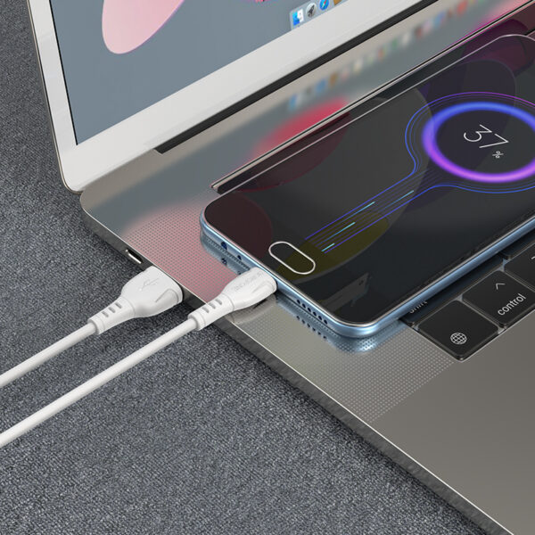 Borofone Cable BX51 Triumph - USB to Micro USB - 2,4A 1 metre white