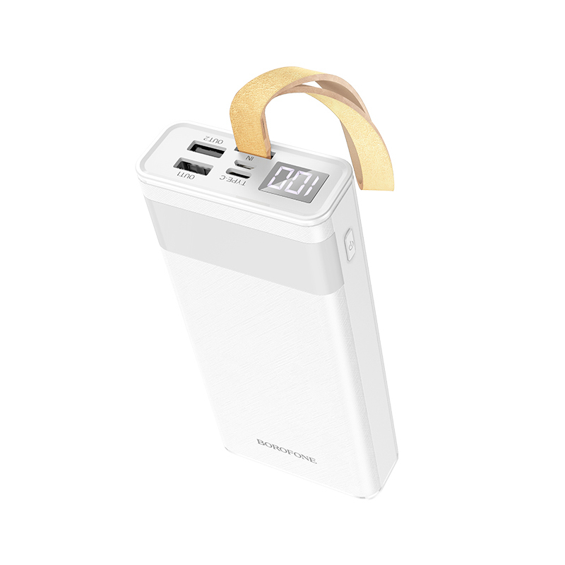 Borofone Power Bank 20000mAh BJ18 Coolmy - 2xUSB - white