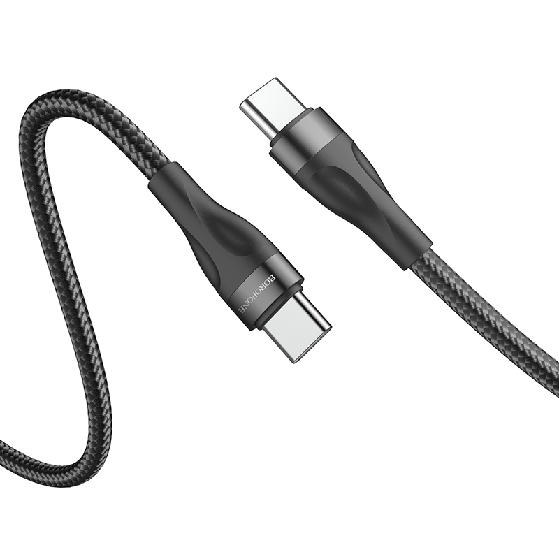 Borofone Cable BX61 Source - Type C to Type C - 60W 3A 1 metre black