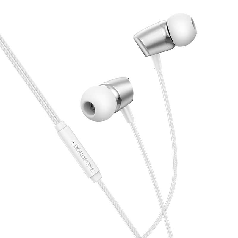 foto_add-131710 Borofone Earphones BM66 New Sound with microphone silver