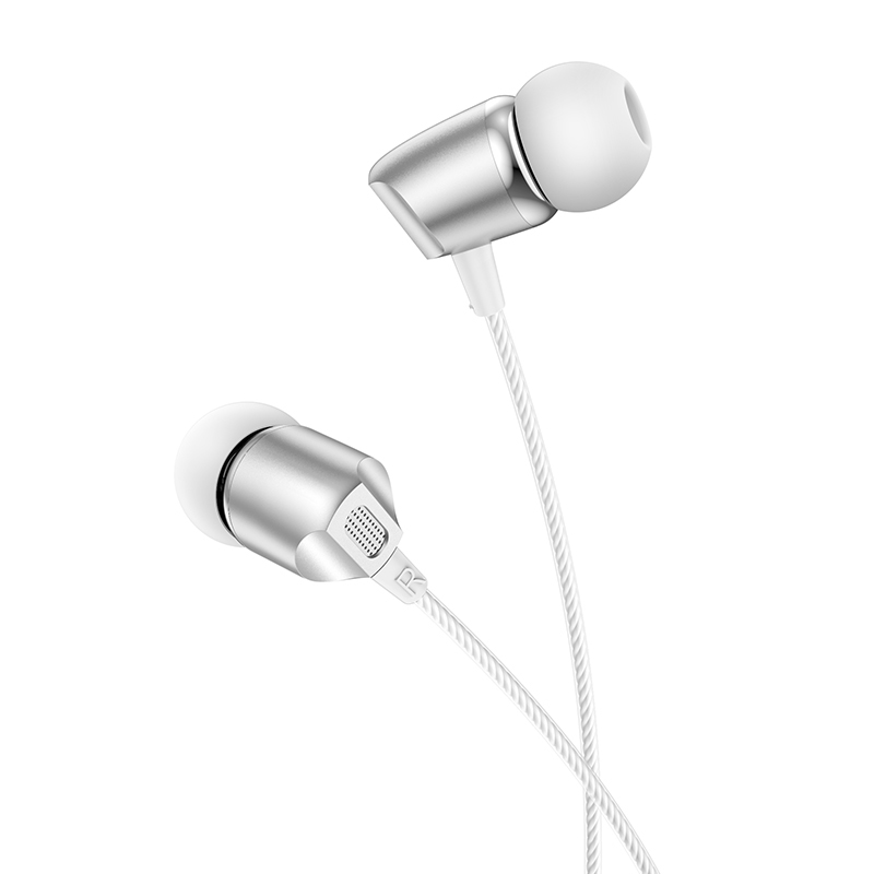 foto_add-131711 Borofone Earphones BM66 New Sound with microphone silver