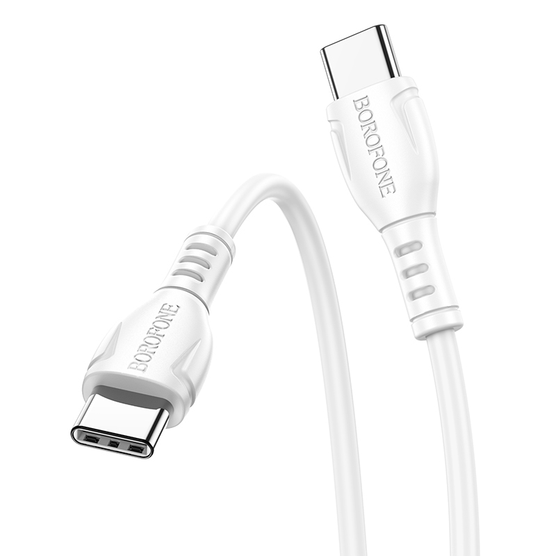 Borofone Cable BX51 Triumph - Type C to Type C - 60W 1 metre white