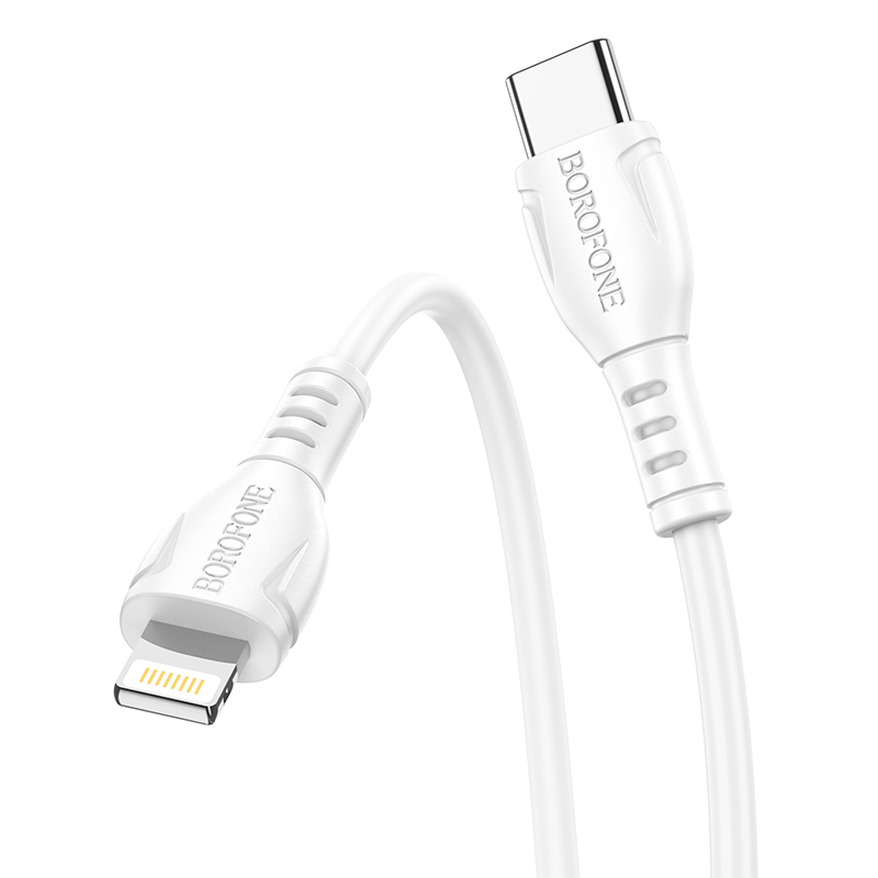 Borofone Cable BX51 Triumph - Type C to Lightning - 2,4A 1 metre white