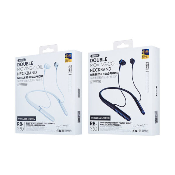 REMAX Bluetooth Sport headphones - RB-S30 White