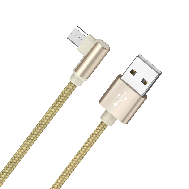 Borofone Cable BX26 Express - USB to Micro USB - angled 2,4A 1 metre gold