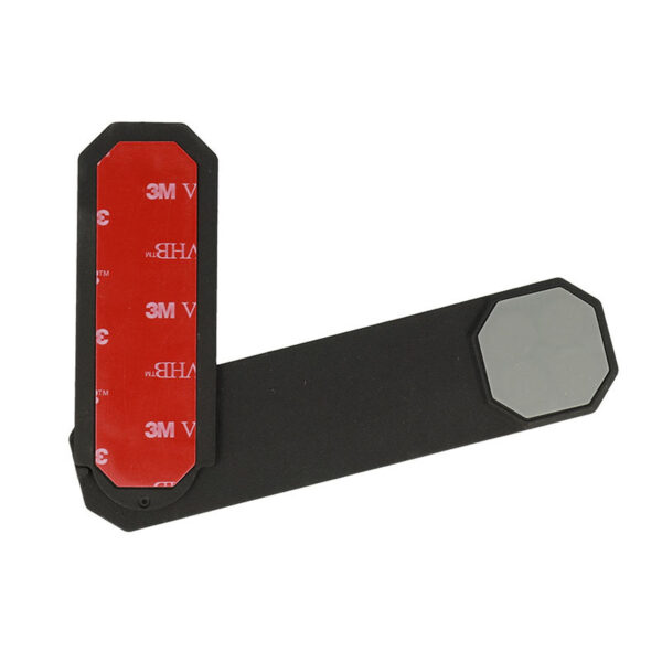 Magnetic holder for phone attached to monitor or laptop