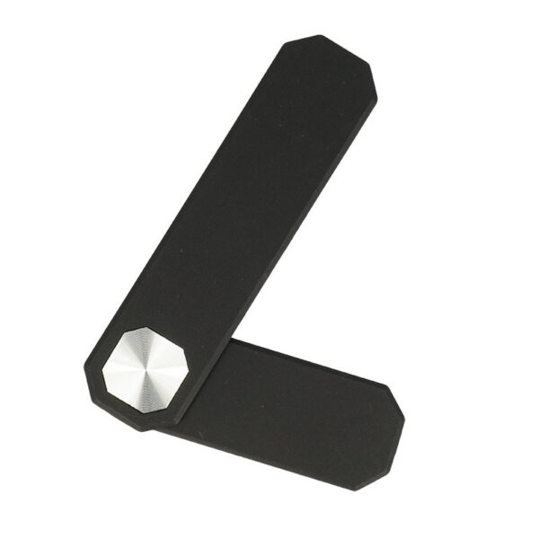 Magnetic holder for phone attached to monitor or laptop